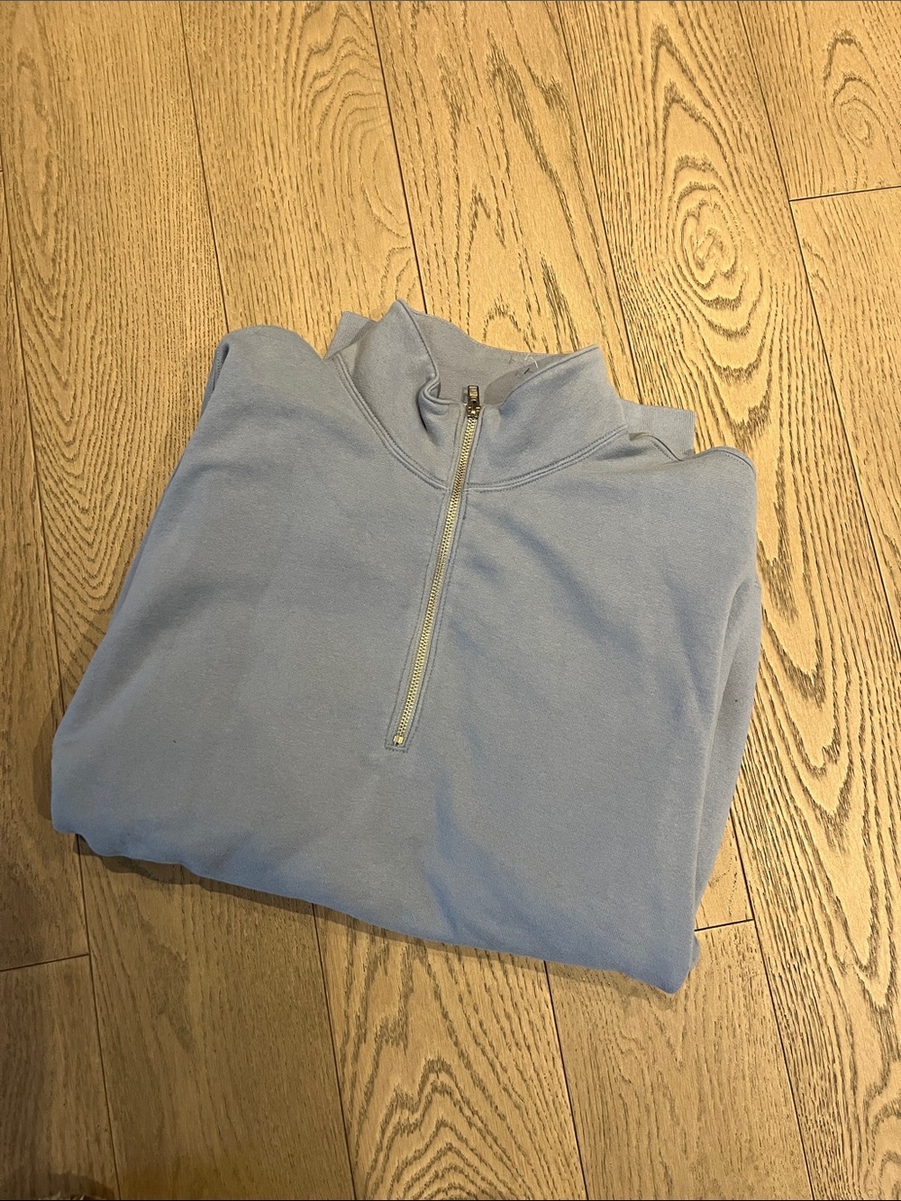 BNWOT - Light Blue Quarter-Zip Men's Sweater